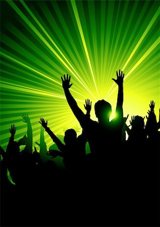 strebe - Everybody in the club dancing! Strobe lighting effect. Stock Photo - Budget Royalty-Free & Subscription, Code: 400-04152995