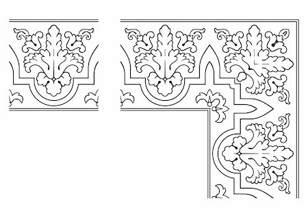 Openwork border vector Photographie de stock - Aubaine LD & Abonnement, Code: 400-04153189