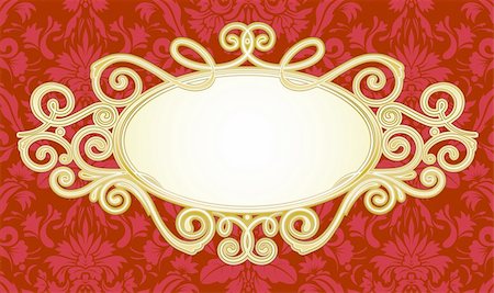 elegant swirl vector accents - Vector illustration of ornamental original vector design element for titling frame Stock Photo - Budget Royalty-Free & Subscription, Code: 400-04153443
