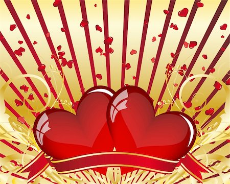 simsearch:400-04075707,k - Abstract Valentine's day card. Vector illustration. Stock Photo - Budget Royalty-Free & Subscription, Code: 400-04164890