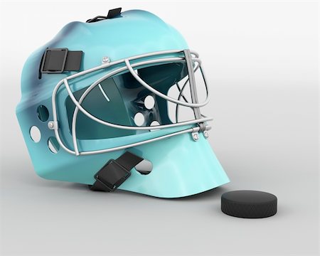 3D render of ice hockey goalie equipment Stock Photo - Budget Royalty-Free & Subscription, Code: 400-04165211
