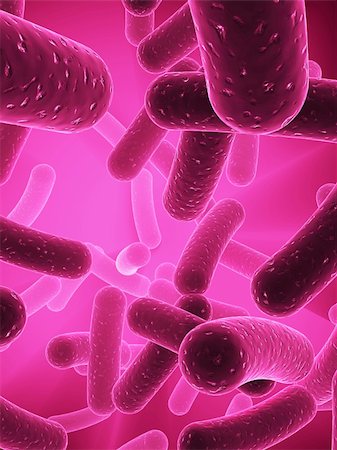 3d rendered illustration of some isolated bacteria Stock Photo - Budget Royalty-Free & Subscription, Code: 400-04166424