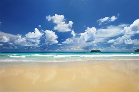 simsearch:400-05897554,k - Beautiful beach landscape in Thailand Foto de stock - Super Valor sin royalties y Suscripción, Código: 400-04166788