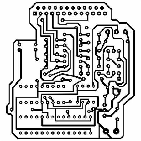 engineering circuit illustration - Electric scheme for design use. Vector illustration. Stock Photo - Budget Royalty-Free & Subscription, Code: 400-04166883