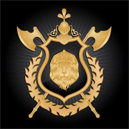 simsearch:400-06691827,k - Coat of arms. Vector illustration. Stock Photo - Budget Royalty-Free & Subscription, Code: 400-04167053