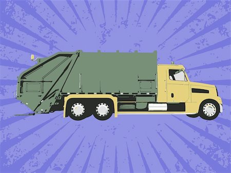 semi truck isolated - Vector truck Stock Photo - Budget Royalty-Free & Subscription, Code: 400-04167284