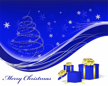 simsearch:400-04698451,k - Beautiful vector Christmas (New Year) background for design use Photographie de stock - Aubaine LD & Abonnement, Code: 400-04160051