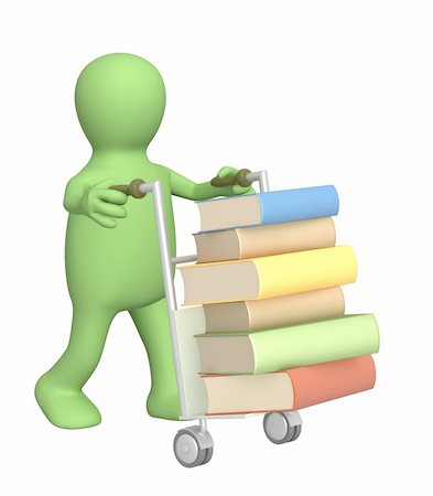simsearch:877-06835732,k - Buying of books. Over white Stockbilder - Microstock & Abonnement, Bildnummer: 400-04160218