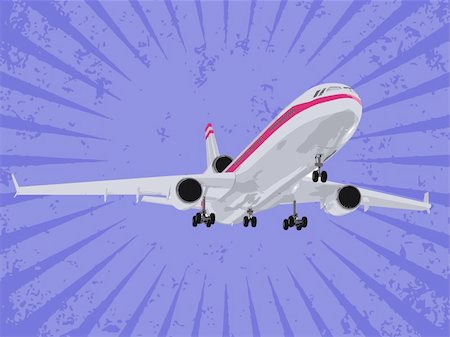 vector airplane Stock Photo - Budget Royalty-Free & Subscription, Code: 400-04160231