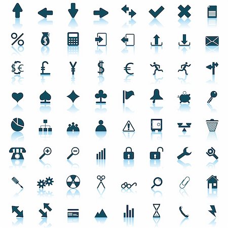 simsearch:400-04656121,k - Biggest collection of different icons for using in web design Photographie de stock - Aubaine LD & Abonnement, Code: 400-04160759