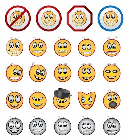 Smiling faces Stock Photo - Budget Royalty-Free & Subscription, Code: 400-04160828