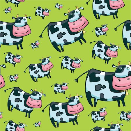 simsearch:400-04280917,k - friendly cow seamless pattern. Stock Photo - Budget Royalty-Free & Subscription, Code: 400-04161709