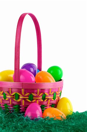 simsearch:400-07406705,k - Image of Easter basket with colored eggs Foto de stock - Super Valor sin royalties y Suscripción, Código: 400-04161887