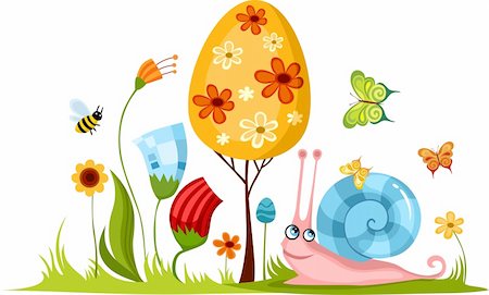 simsearch:400-06073581,k - vector illustration of a easter decoration Foto de stock - Royalty-Free Super Valor e Assinatura, Número: 400-04162080