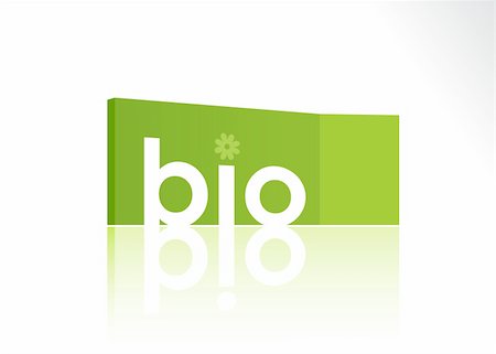 Bio green wallpaper. Vector art Stock Photo - Budget Royalty-Free & Subscription, Code: 400-04162897