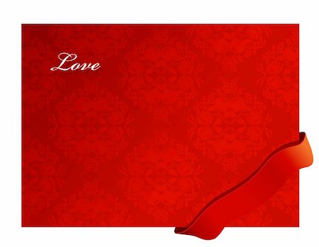 simsearch:400-04079766,k - Valentine background with ribbon. Stock Photo - Budget Royalty-Free & Subscription, Code: 400-04162899