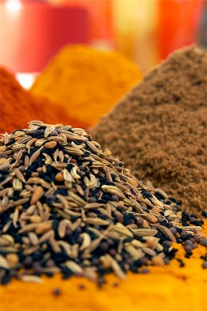 egyptian market - indian spices Stock Photo - Budget Royalty-Free & Subscription, Code: 400-04163012