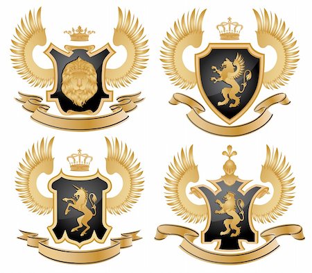 simsearch:400-06691827,k - Coat of arms. Vector illustration. Stock Photo - Budget Royalty-Free & Subscription, Code: 400-04175102