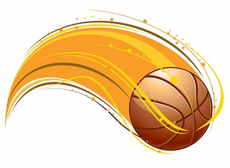 flame line designs - Basketball theme element pattern design. Stock Photo - Budget Royalty-Free & Subscription, Code: 400-04175318