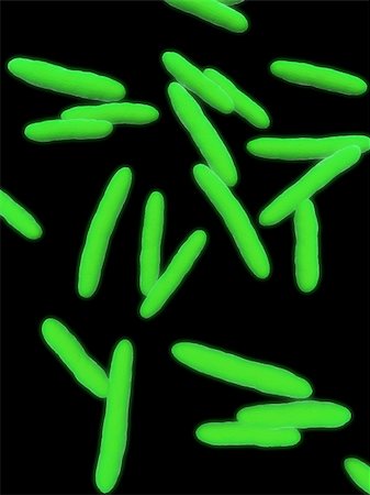 simsearch:400-04680612,k - 3d rendered close up of isolated bacteria Fotografie stock - Microstock e Abbonamento, Codice: 400-04176880