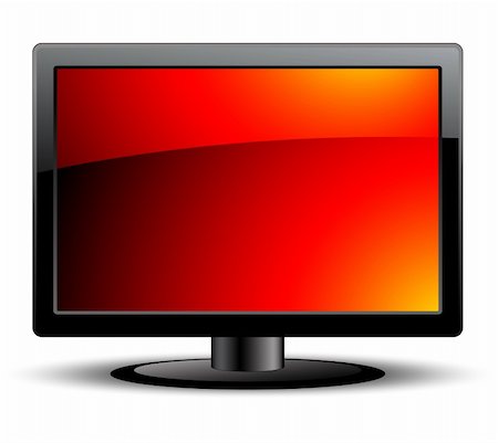 LCD panel, this illustration may be useful as designer work Stock Photo - Budget Royalty-Free & Subscription, Code: 400-04178450