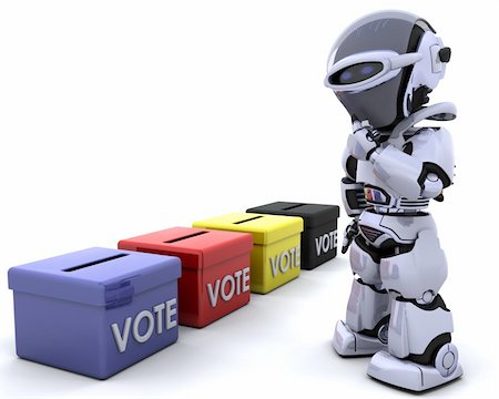 simsearch:625-02266091,k - 3D render of election day ballot boxes Stockbilder - Microstock & Abonnement, Bildnummer: 400-04179282