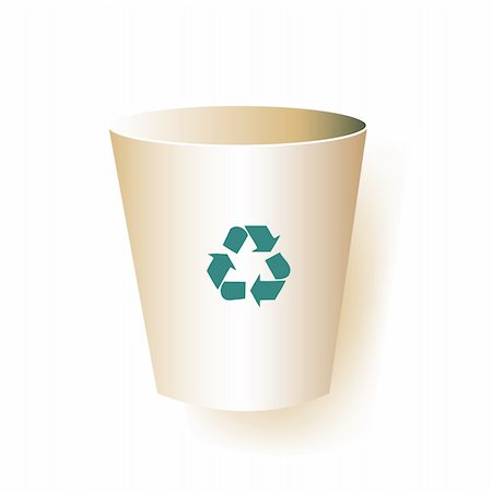 vector illustration of a bin icon Stock Photo - Budget Royalty-Free & Subscription, Code: 400-04179358