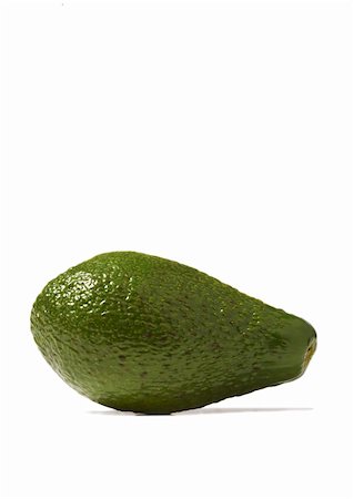 Close-up of avocado on white background Stock Photo - Budget Royalty-Free & Subscription, Code: 400-04170118