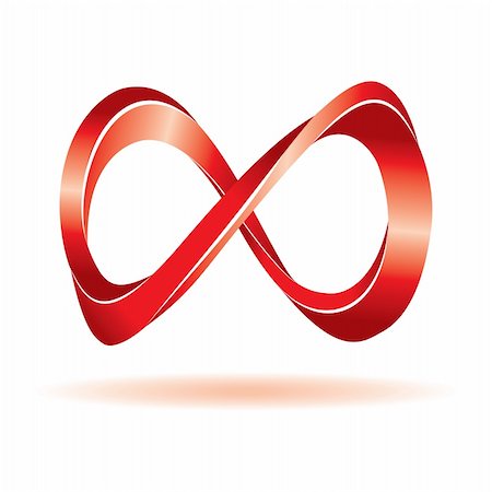 endless - Abstract infinity symbol. Vector illustration Stock Photo - Budget Royalty-Free & Subscription, Code: 400-04170760