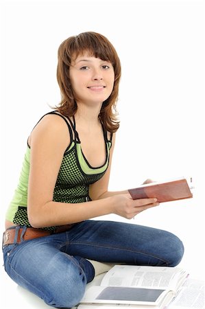 simsearch:400-04175049,k - Girl doing homework Stock Photo - Budget Royalty-Free & Subscription, Code: 400-04170830