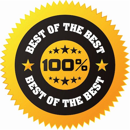 simsearch:400-07774625,k - Vector "Best of the Best" Badge for your business artwork Photographie de stock - Aubaine LD & Abonnement, Code: 400-04170866