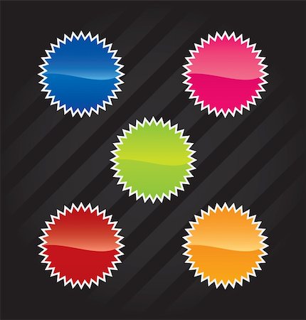 simsearch:400-04805525,k - Set of colorful vector elements for web design. Foto de stock - Super Valor sin royalties y Suscripción, Código: 400-04170870