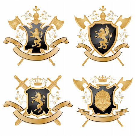 simsearch:400-06691827,k - Coat of arms. Vector illustration. Stock Photo - Budget Royalty-Free & Subscription, Code: 400-04171057