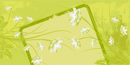 simsearch:400-04803004,k - Abstract grunge painted background with flowers vector illustration Photographie de stock - Aubaine LD & Abonnement, Code: 400-04171340