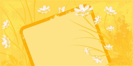 simsearch:400-04605985,k - Abstract grunge painted background with flowers vector illustration Foto de stock - Royalty-Free Super Valor e Assinatura, Número: 400-04171341