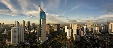 Jakarta City Panoramic in high detail Foto de stock - Super Valor sin royalties y Suscripción, Código: 400-04173312