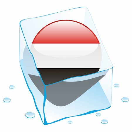 fully editable vector illustration of egypt  button flag frozen in ice cube Stock Photo - Budget Royalty-Free & Subscription, Code: 400-04173450
