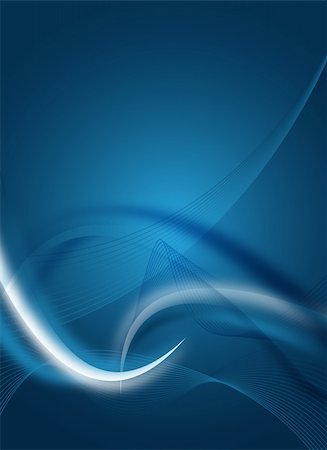 abstract blue business flyer / background for design Stockbilder - Microstock & Abonnement, Bildnummer: 400-04173744