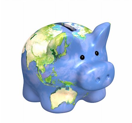 simsearch:400-04986182,k - Planet the Earth in piggy bank form Stockbilder - Microstock & Abonnement, Bildnummer: 400-04185136