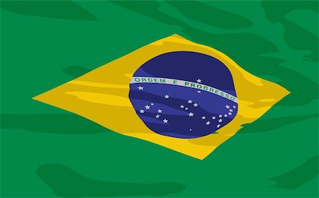 simsearch:400-04186091,k - Vector flag of Brazil Stock Photo - Budget Royalty-Free & Subscription, Code: 400-04185420