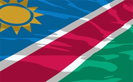 simsearch:400-06420740,k - Vector flag of Namibia Stock Photo - Budget Royalty-Free & Subscription, Code: 400-04185459