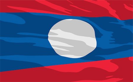 simsearch:400-07407172,k - Vector flag of Laos Photographie de stock - Aubaine LD & Abonnement, Code: 400-04185452