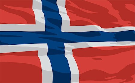 simsearch:400-07407172,k - Vector flag of Norway Photographie de stock - Aubaine LD & Abonnement, Code: 400-04185464