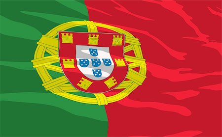 simsearch:400-07407172,k - Vector flag of Portugal Photographie de stock - Aubaine LD & Abonnement, Code: 400-04185469