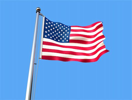 simsearch:400-04186091,k - flag of united states against blue background Stock Photo - Budget Royalty-Free & Subscription, Code: 400-04186102