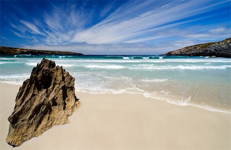 Beautiful Australian Beach in summer Foto de stock - Royalty-Free Super Valor e Assinatura, Número: 400-04186599