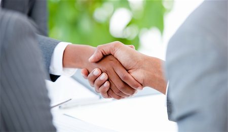 simsearch:400-08289045,k - Close-up of an agreement between two businesspeople in the office Stock Photo - Budget Royalty-Free & Subscription, Code: 400-04187888