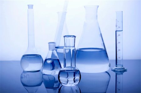 Laboratory equipment in lab arranged in studio Stock Photo - Budget Royalty-Free & Subscription, Code: 400-04189342