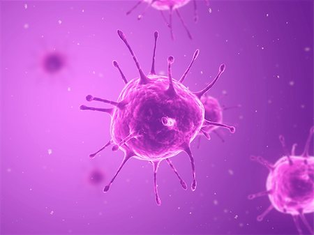 3d rendered close up of some isolated viruses Stock Photo - Budget Royalty-Free & Subscription, Code: 400-04189804