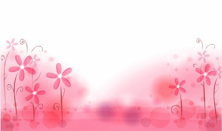 abstract pink background with pink daisy,used as backdrop Stock Photo - Budget Royalty-Free & Subscription, Code: 400-04180288